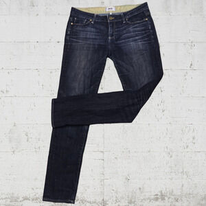 PAIGE Dark Wash Mid Rise USA Made Jimmy Jimmy Classic Skinny Jeans Size 29